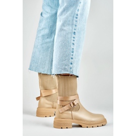 Botas Modelo YQ41KH Beige Claro - PRIMO 2