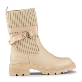 Botas Modelo YQ41KH Beige Claro - PRIMO 3