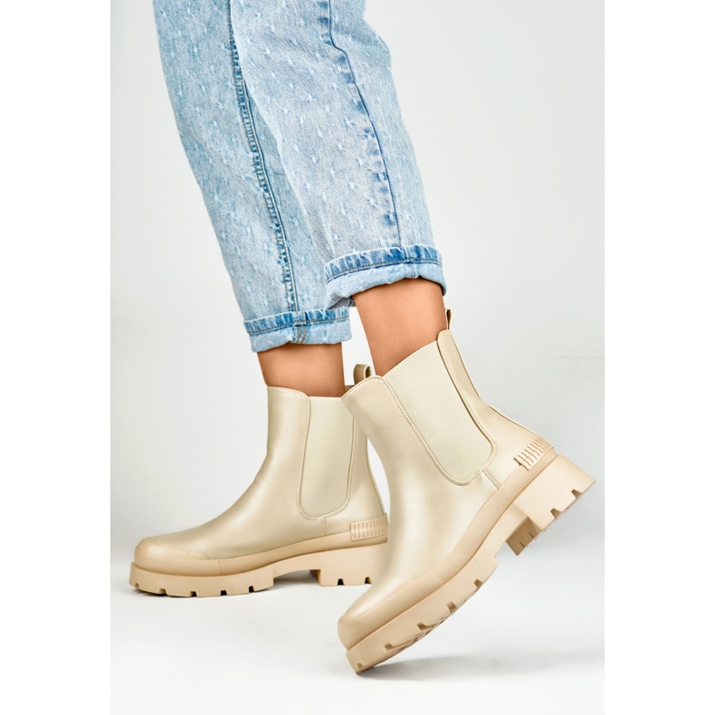 Botas Chelsea Modelo DES909BE Beige - PRIMO 2