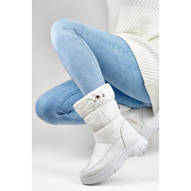 Botas de nieve forradas de pelo para mujer 3537W blanco 1 Botas de nieve forradas de pelo para mujer 3537W blanco 1
