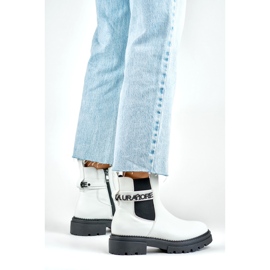 Botas Chelsea Modelo 250005W-PU Blanco - PRIMO 3