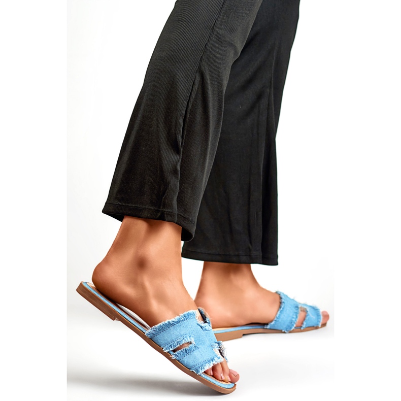 Jeans MTBL04L.DE chanclas de mujer, azul 1