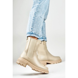 Botas Modelo DES906BE Beige - PRIMO 1