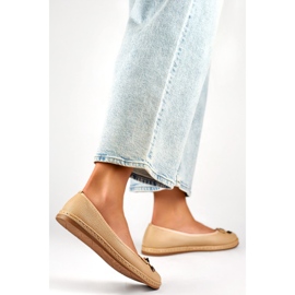 Bailarinas de mujer con lazo GD-XR392A-BE beige 1