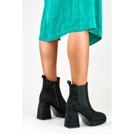 Modelo 7987B Botas de ante negro - PRIMO 3