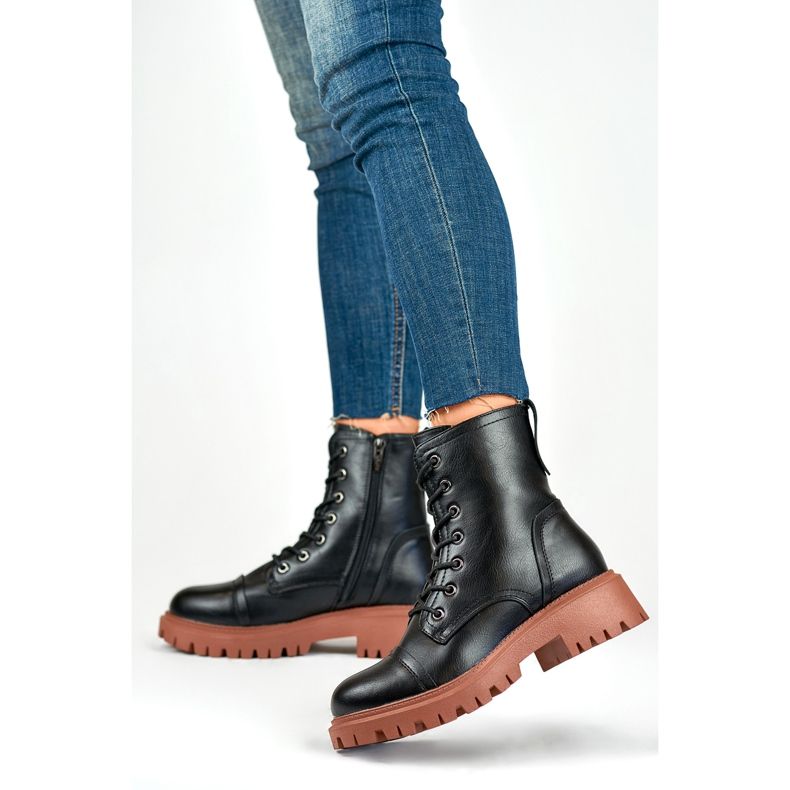 Trabajadores Modelo Brigitte 250044OR-PU Negro/Naranja - PRIMO 2