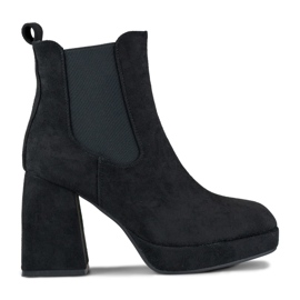 Modelo 7987B Botas de ante negro - PRIMO 4