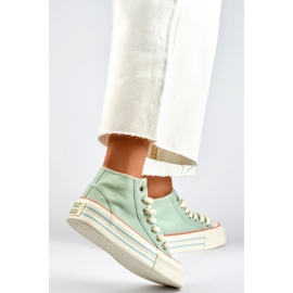 Zapatillas Mujer Plataforma BL507BL verde 1