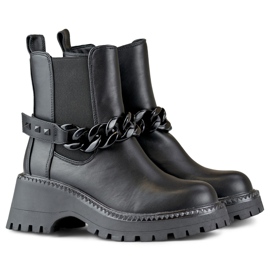 Botas Chelsea Modelo GD-BHRX7385B Negro - PRIMO 4