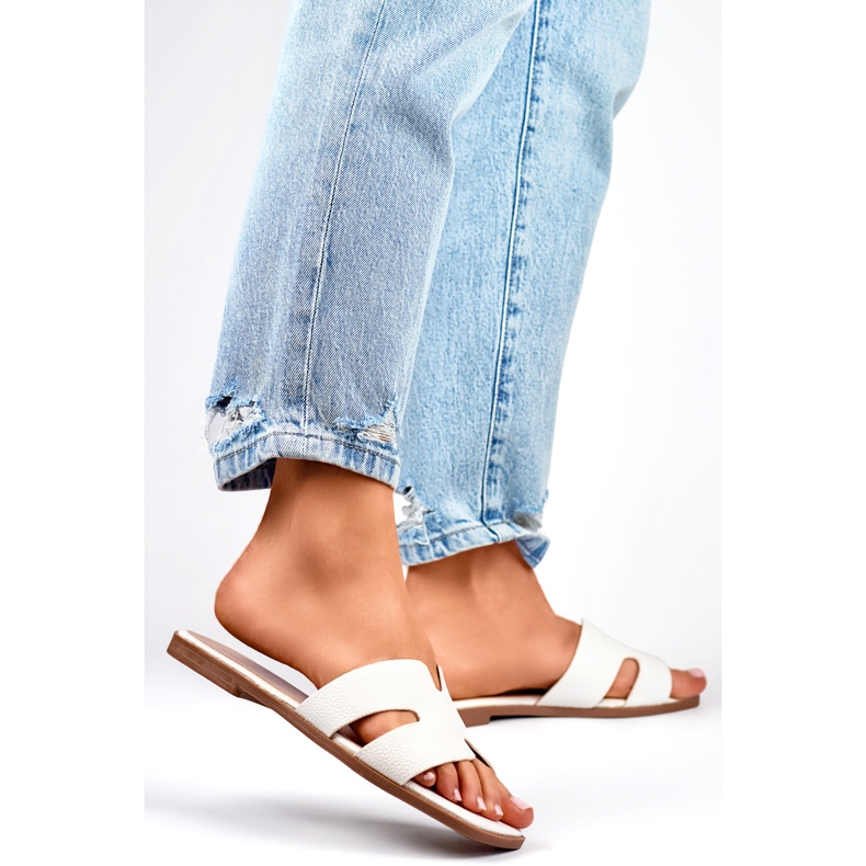 Sandalia Chanclas Modelo MTBL06W Blanco 1