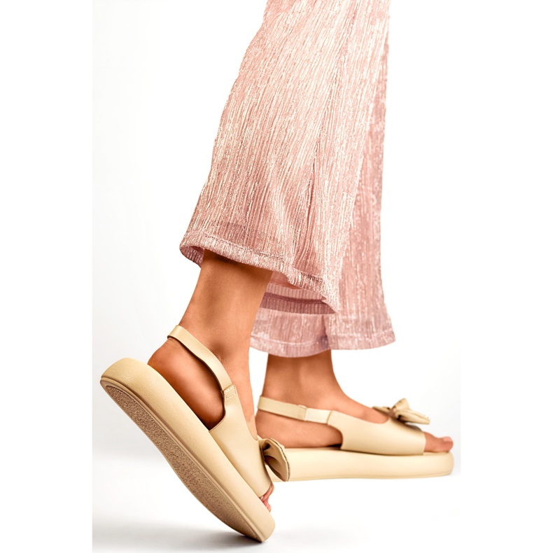 Sandalias de Mujer con Lazo LX2350BE beige 1