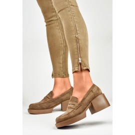 Zapatos Modelo GD-FL791TA Beige - PRIMO 3