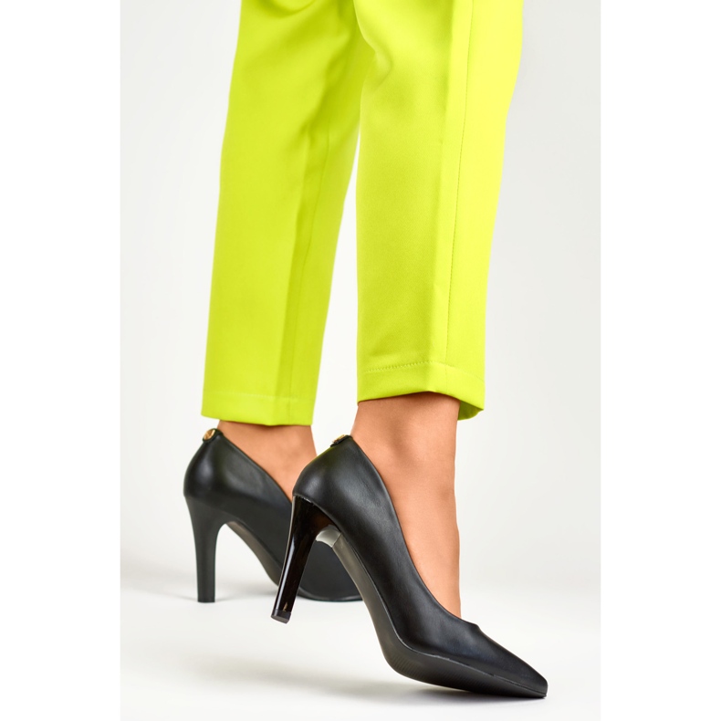 Tacones altos de mujer GD-FL360B, negro 2 Tacones altos de mujer GD-FL360B, negro 2