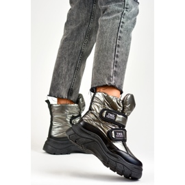 Botas de nieve sujetas con velcro 22-PY16062SI gris 2 Botas de nieve sujetas con velcro 22-PY16062SI gris 2