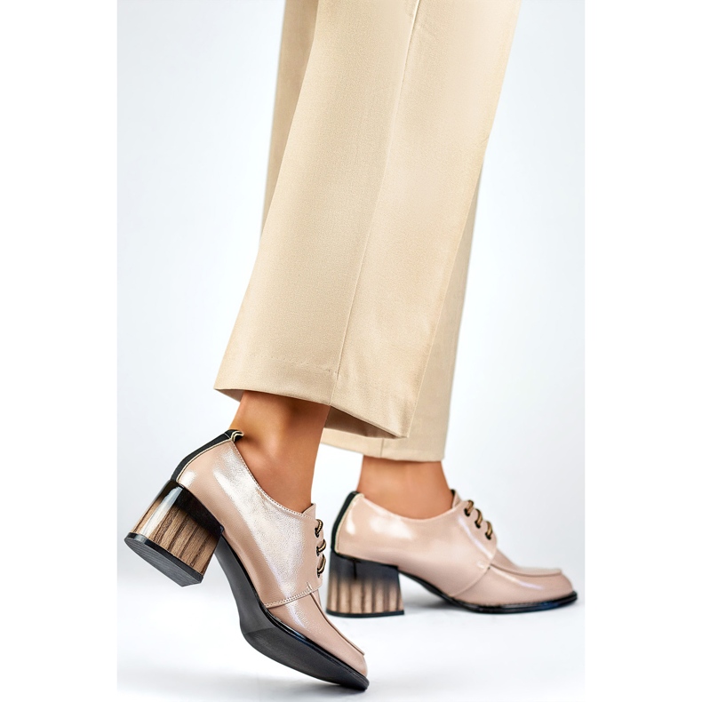 Zapatos mujer GD-FL439-D.BE beige 1