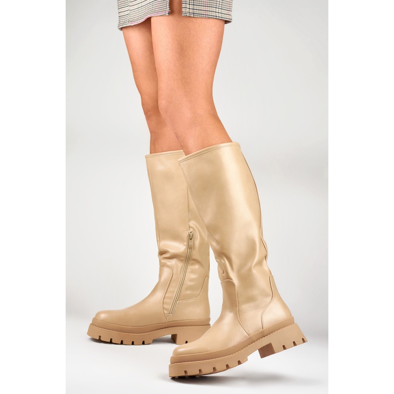 Modelo 888-66A-BE Botas beige - PRIMO 2