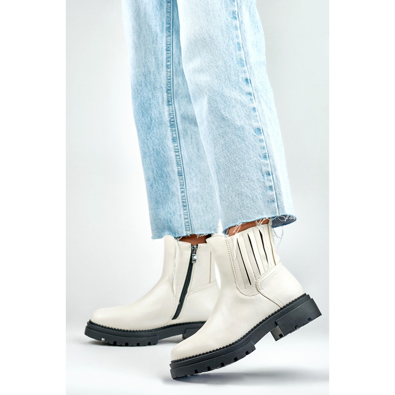 Trabajadores Modelo Dany 250041BE-PU Beige Claro - PRIMO 2