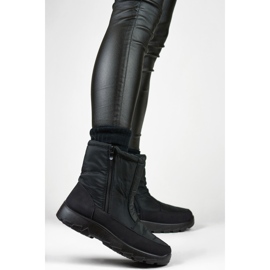 Botas de nieve aisladas para mujer JS1-8-B negro 3