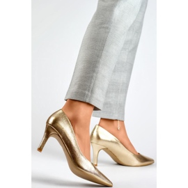 Stilettos Modelo GD-FL370C-GO Oro - PRIMO amarillo 2