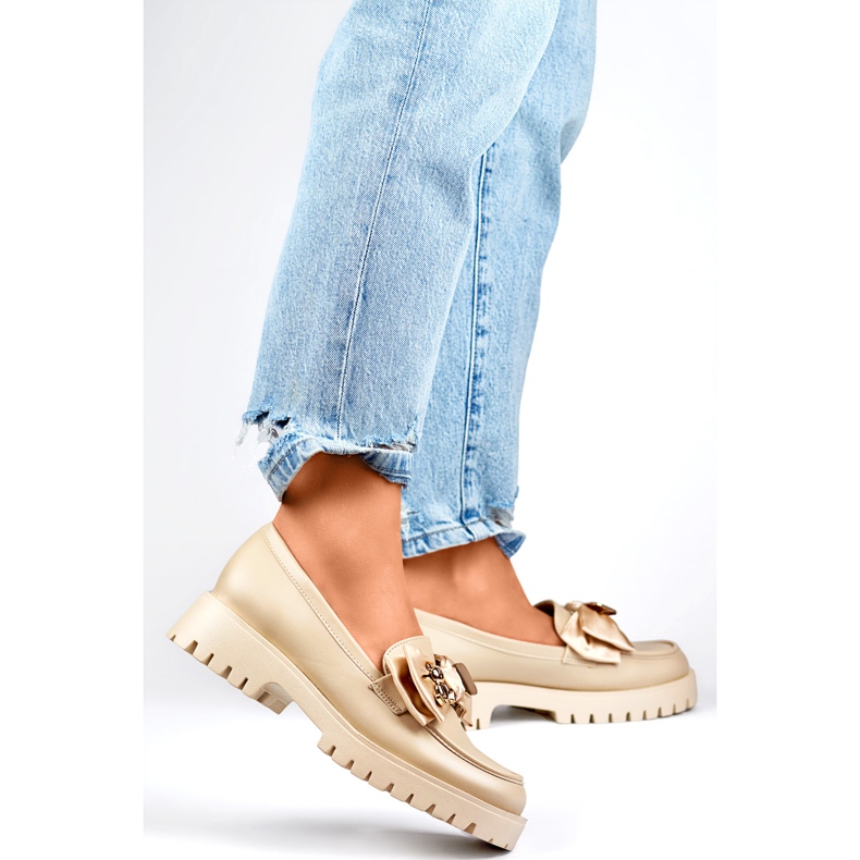 Mocasines Modelo 2306BE Beige 1 Mocasines Modelo 2306BE Beige 1