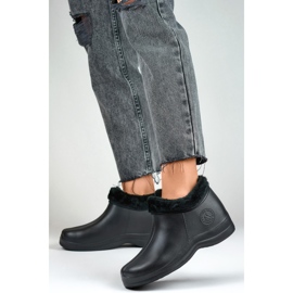 Botas de agua aisladas para mujer B2016B negro 1 Botas de agua aisladas para mujer B2016B negro 1