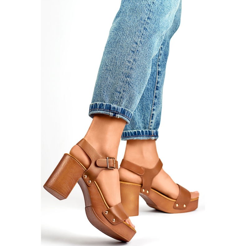 Sandalias Mujer 3993CA marrón 1