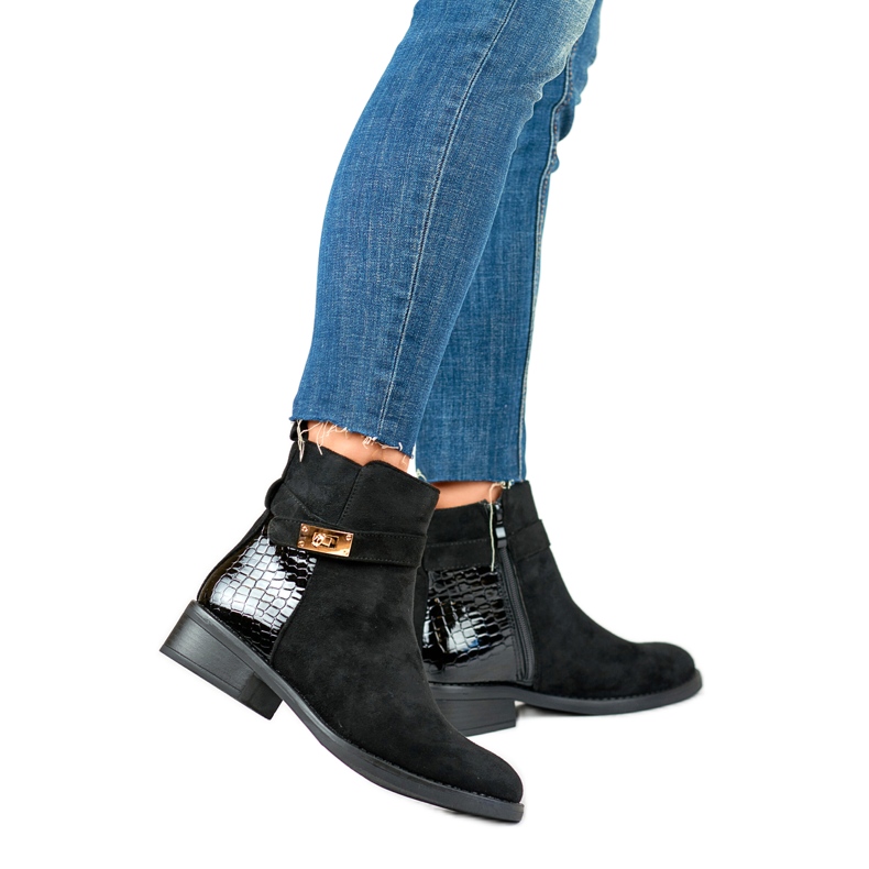 Botas Modelo 68142B Negras - PRIMO negro 1