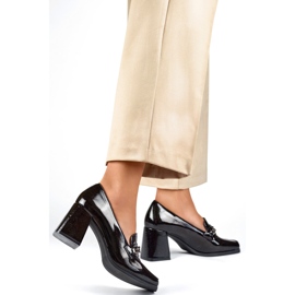 Zapatos de tacón para mujer 24-12322B negro 1