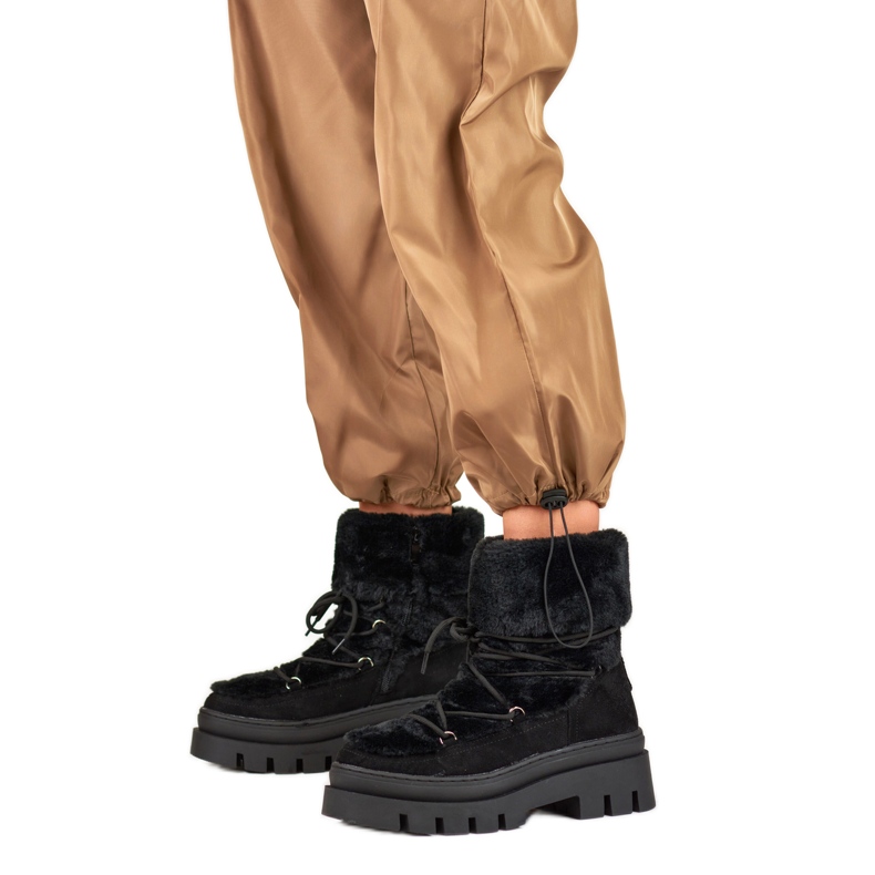 Botas de nieve Modelo XH9370-1-B Negro - PRIMO 1