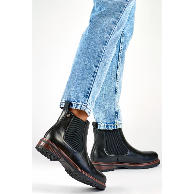 Botas Chelsea Modelo GD-WL71B negro 1