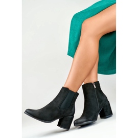 Botas Modelo 260038B-SU Ante Negro - PRIMO 1