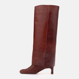 Marco Shoes Botas Anchas Cleo marrón 4