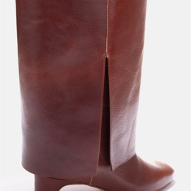 Marco Shoes Botas Anchas Cleo marrón 7