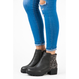 Vices Botas con cristales gris 1 Vices Botas con cristales gris 1