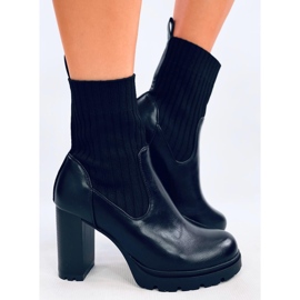 Botines tacón Fairsy Negro 3