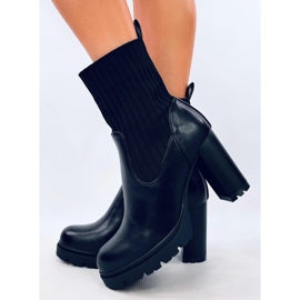 Botines tacón Fairsy Negro 2