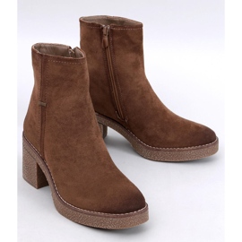 Botines de tacón estable Filly Green marrón 1 Botines de tacón estable Filly Green marrón 1