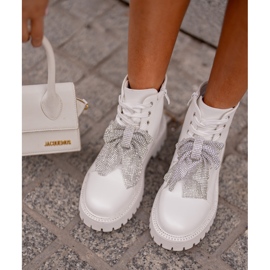Botas Mujer Con Lazo Blanco Ocenttia 11