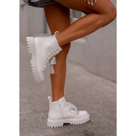 Botas Mujer Con Lazo Blanco Ocenttia 10