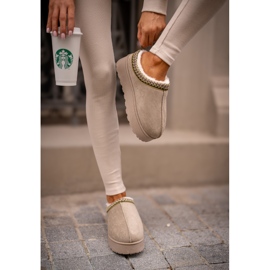 Botas de nieve con plataforma para mujer aisladas con pelo, verde, Remenia 12
