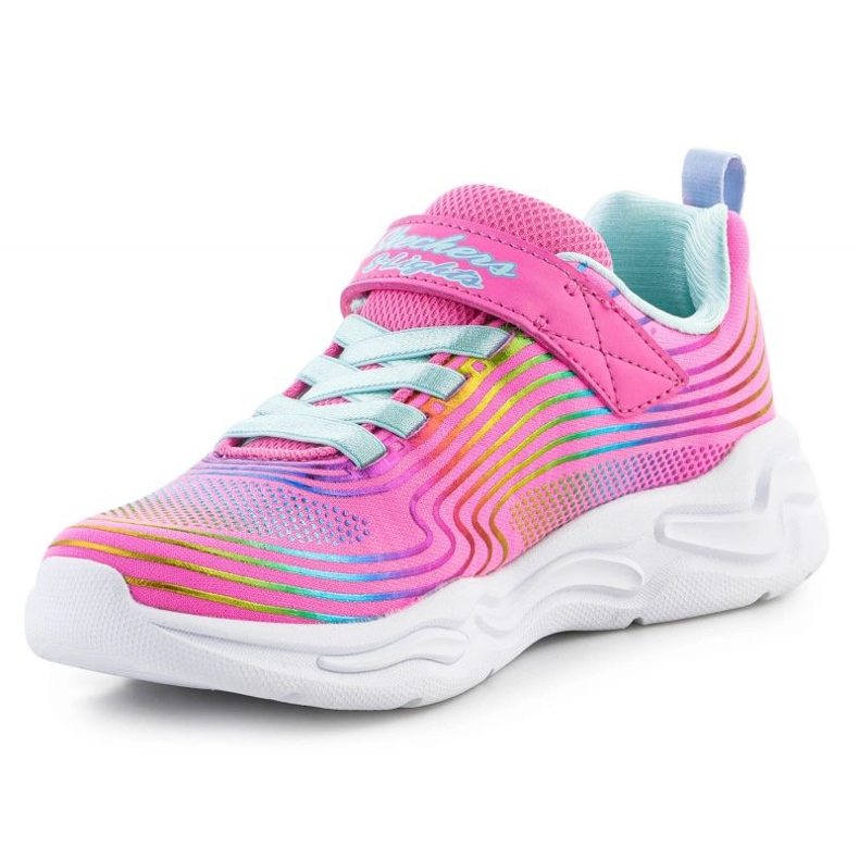 Zapatos Skechers S-Lights Wavy Beams 302338L-PKMT rosado 2