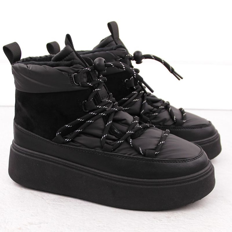 Botas de nieve Potocki con plataforma W 72302 WOL280A negro 2