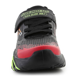 Skechers S-Lights Flex-Glow Bolt zapatos 400138L-BKRD negro 2