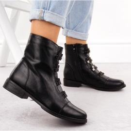 Negro Botas con aislamiento de mujer Jezzi 5