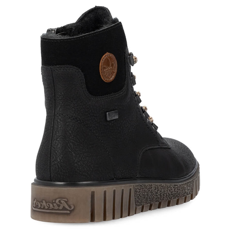 Botas impermeables de mujer negras Rieker Y3433-00 negro 1 Botas impermeables de mujer negras Rieker Y3433-00 negro 1