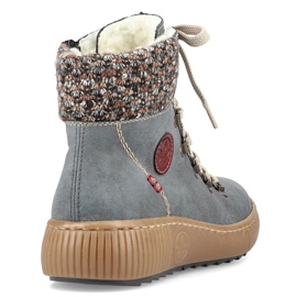 Botines aislantes de mujer, azul, Rieker Z6648-14 1