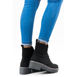 Vices Botas abrochadas con cremallera negro 2 Vices Botas abrochadas con cremallera negro 2