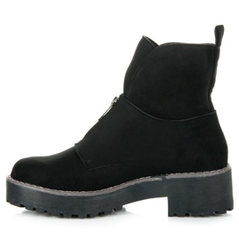 Vices Botas abrochadas con cremallera negro 4
