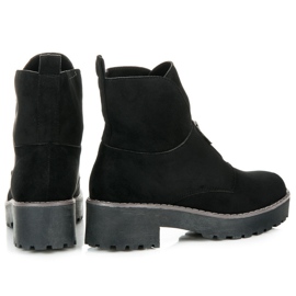 Vices Botas abrochadas con cremallera negro 5