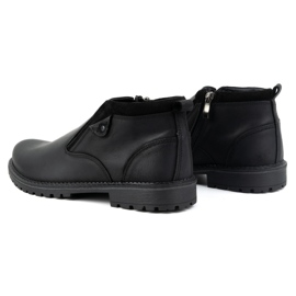 Olivier Botas de hombre, piel, aislantes 140GT, negro 5